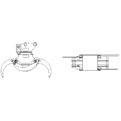 Гидравлический захват бревен RDS-10