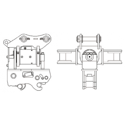 Наклонная двойная предохранительная блокировка быстросъемного механизма