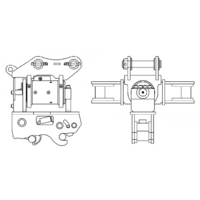 Поворотный быстросъемный механизм RDS-02